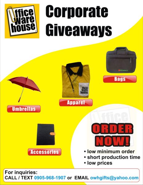 Image:Office Warehouse Corporate Giveaways.jpg